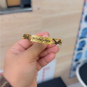 Yves Saint Laurent Gold Barrette